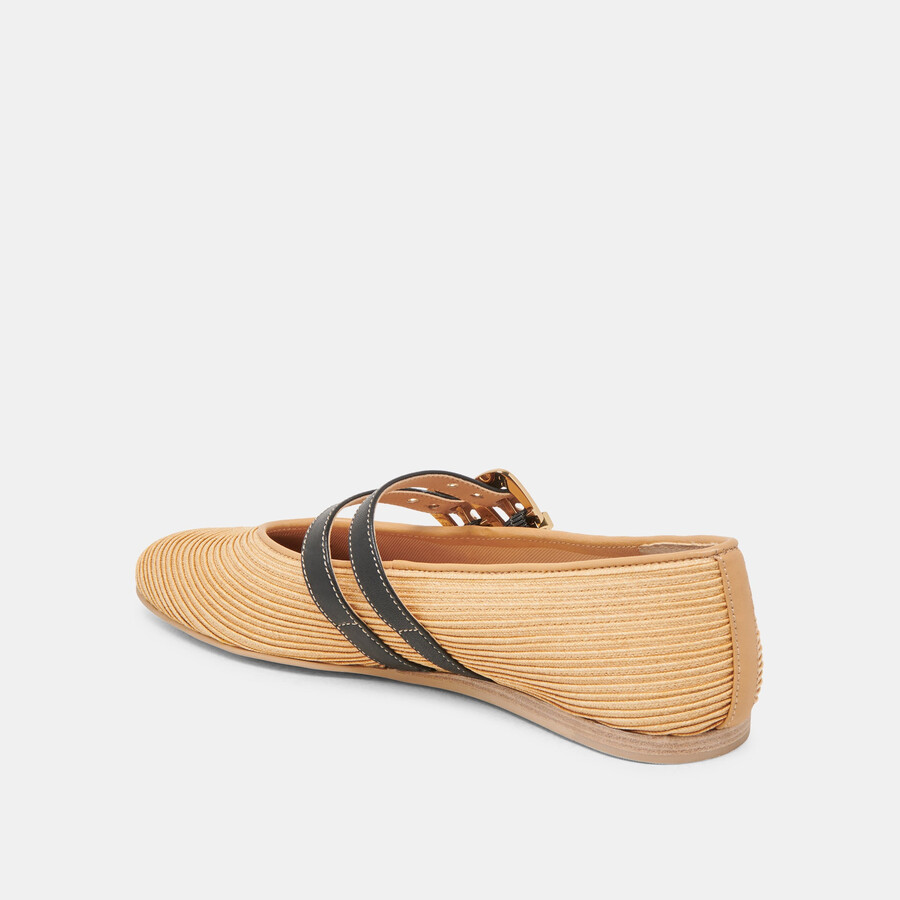 ballerine baylee in rafia naturale