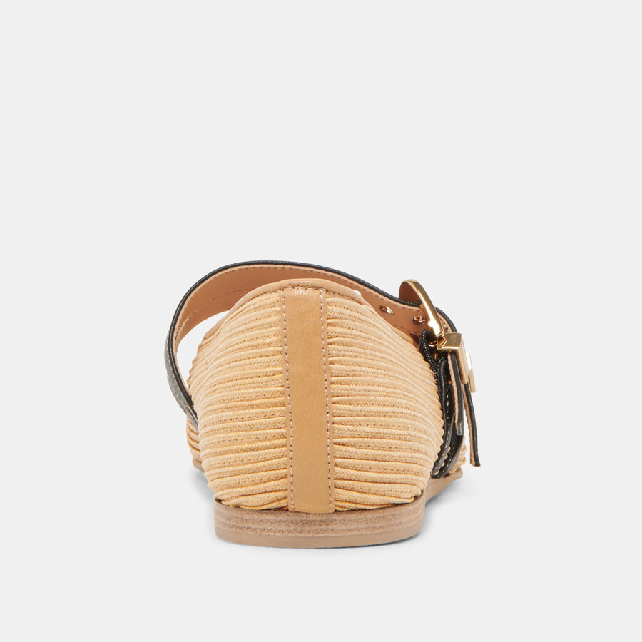 ballerine baylee in rafia naturale
