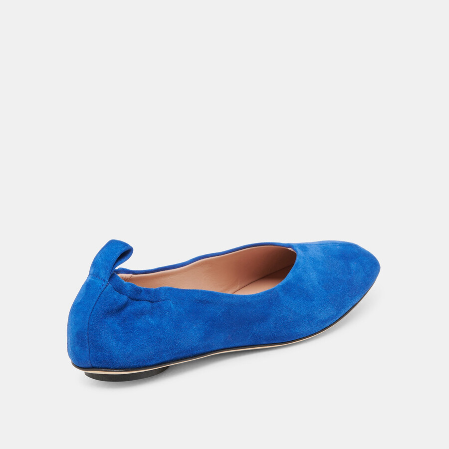 ballerine vinnie in pelle scamosciata blu navy
