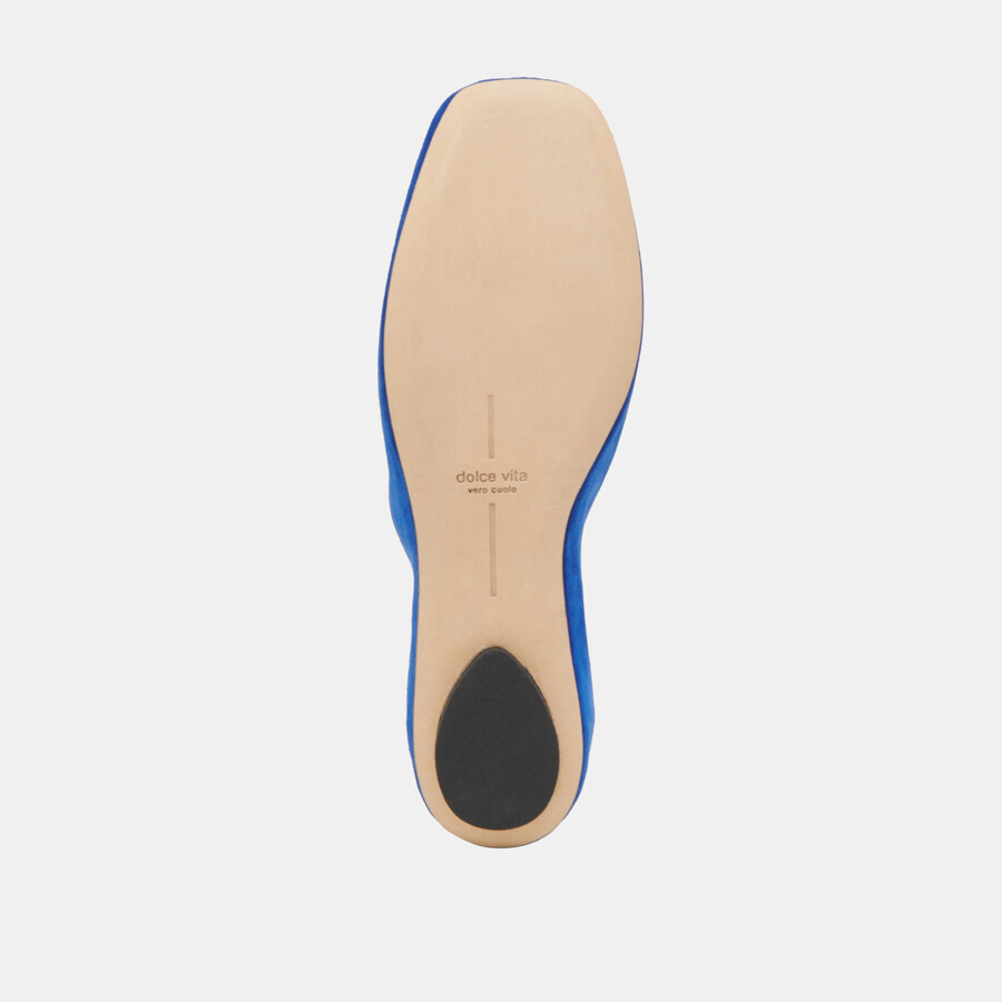 ballerine vinnie in pelle scamosciata blu navy