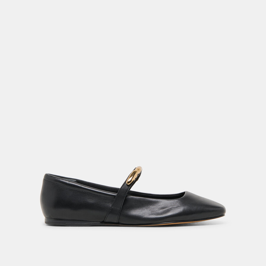 ballerine radya in pelle nera