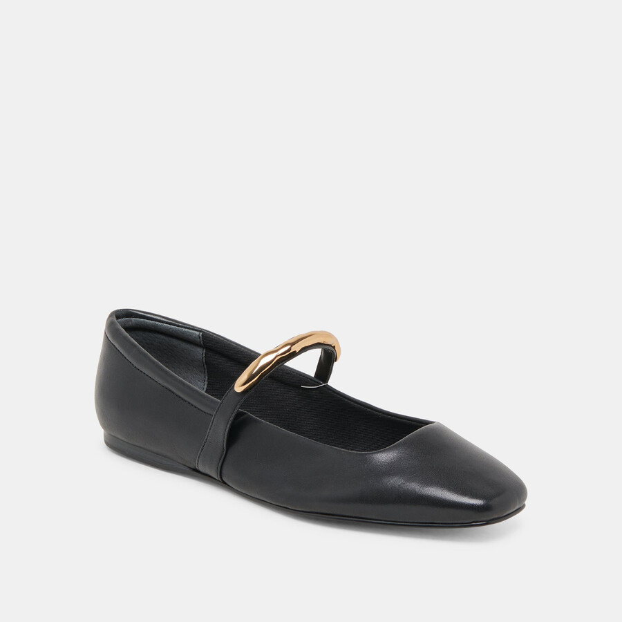 ballerine radya in pelle nera