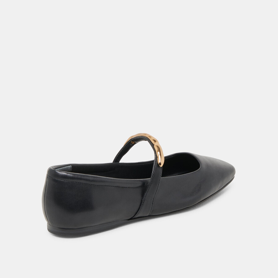 ballerine radya in pelle nera