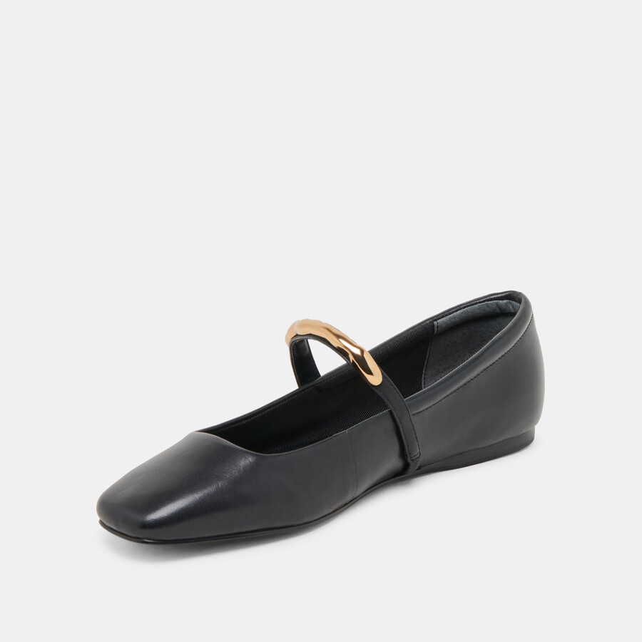 ballerine radya in pelle nera
