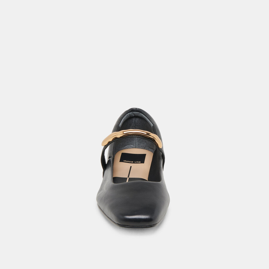 ballerine radya in pelle nera