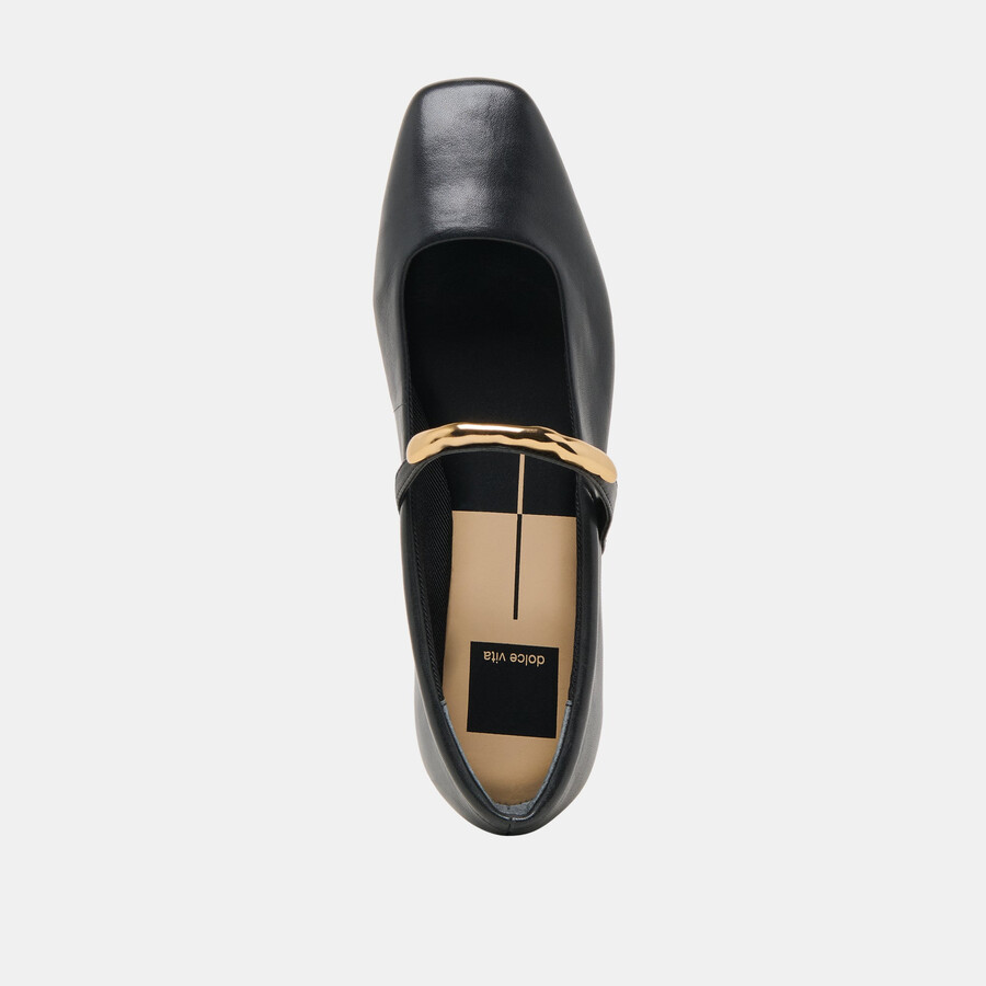 ballerine radya in pelle nera