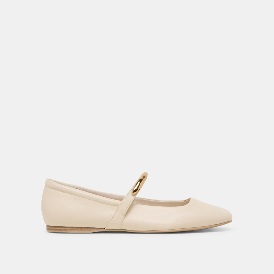 ballerine radya in pelle color crema