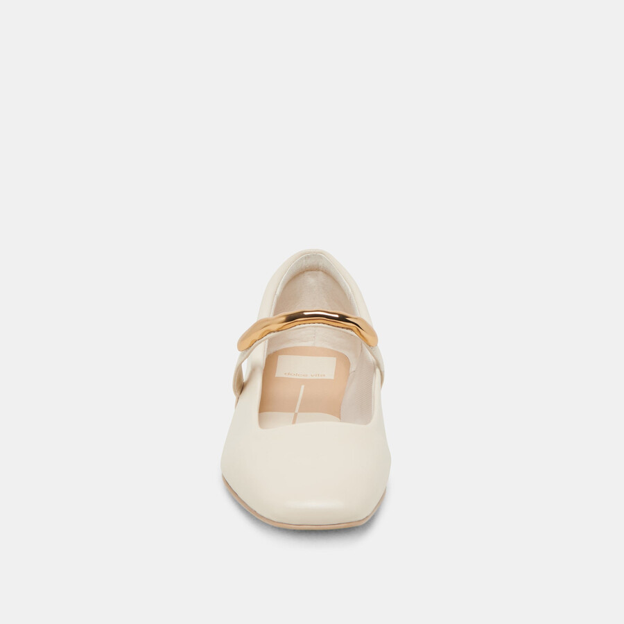 ballerine radya in pelle color crema