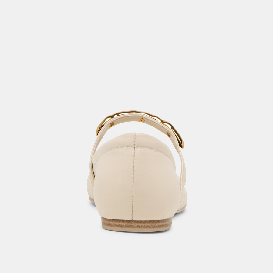 ballerine radya in pelle color crema