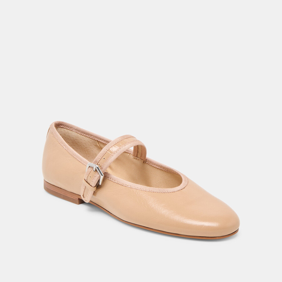 ballerine roslyn in pelle marrone chiaro