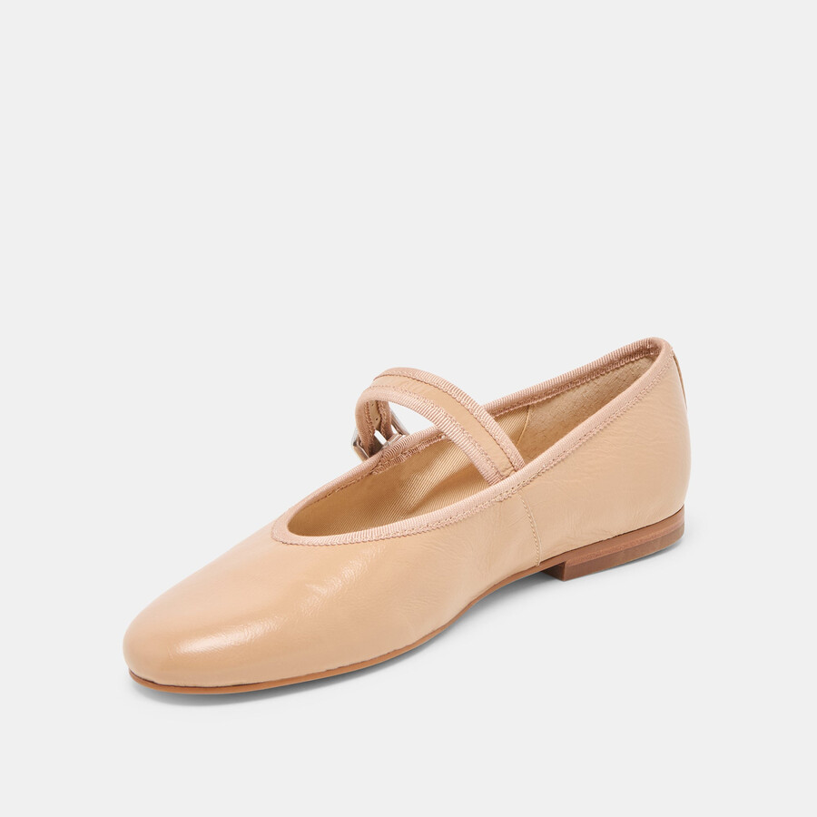 ballerine roslyn in pelle marrone chiaro