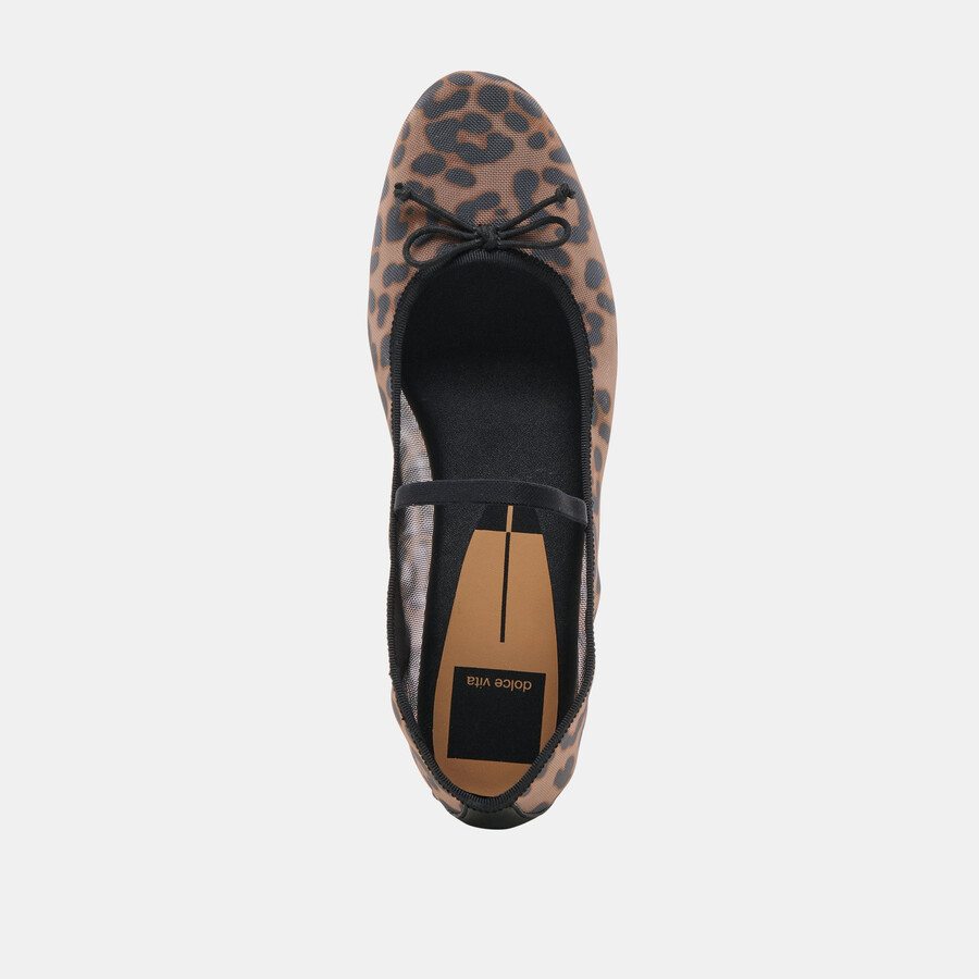 ballerine cadel dk leopard mesh