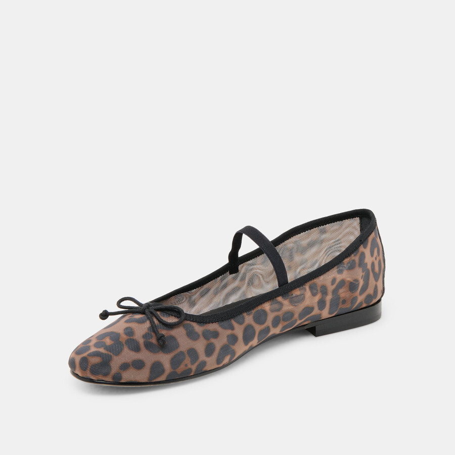 ballerine cadel dk leopard mesh