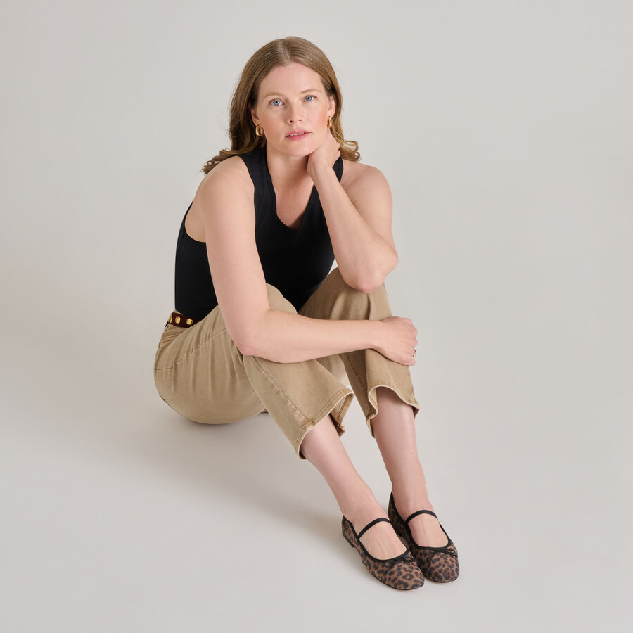 ballerine cadel dk leopard mesh