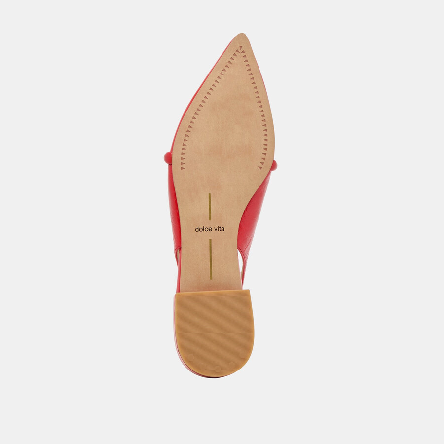 brevetto payge flats chili crinkle