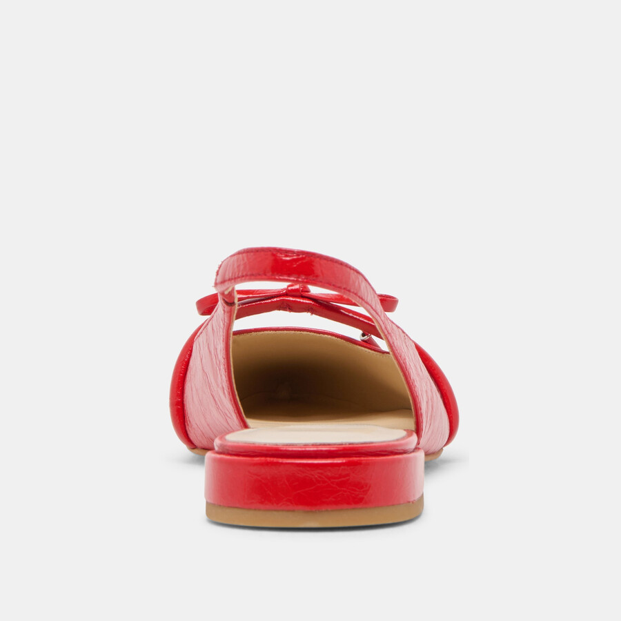 brevetto payge flats chili crinkle