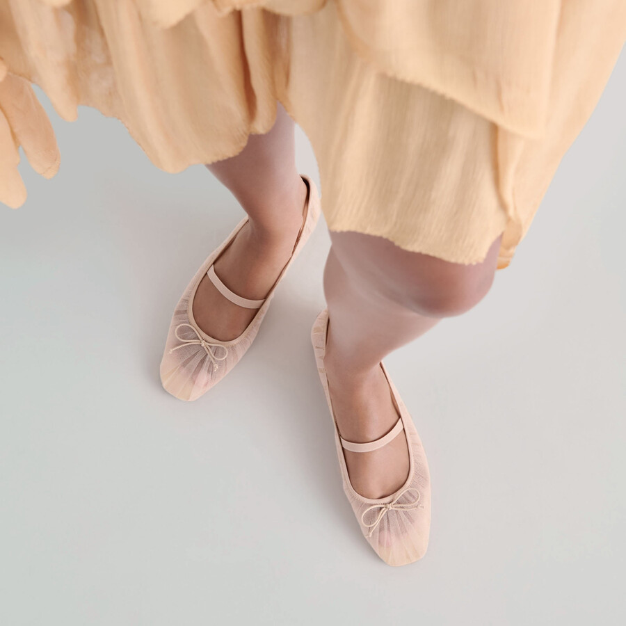 raeven ballerine praline tulle