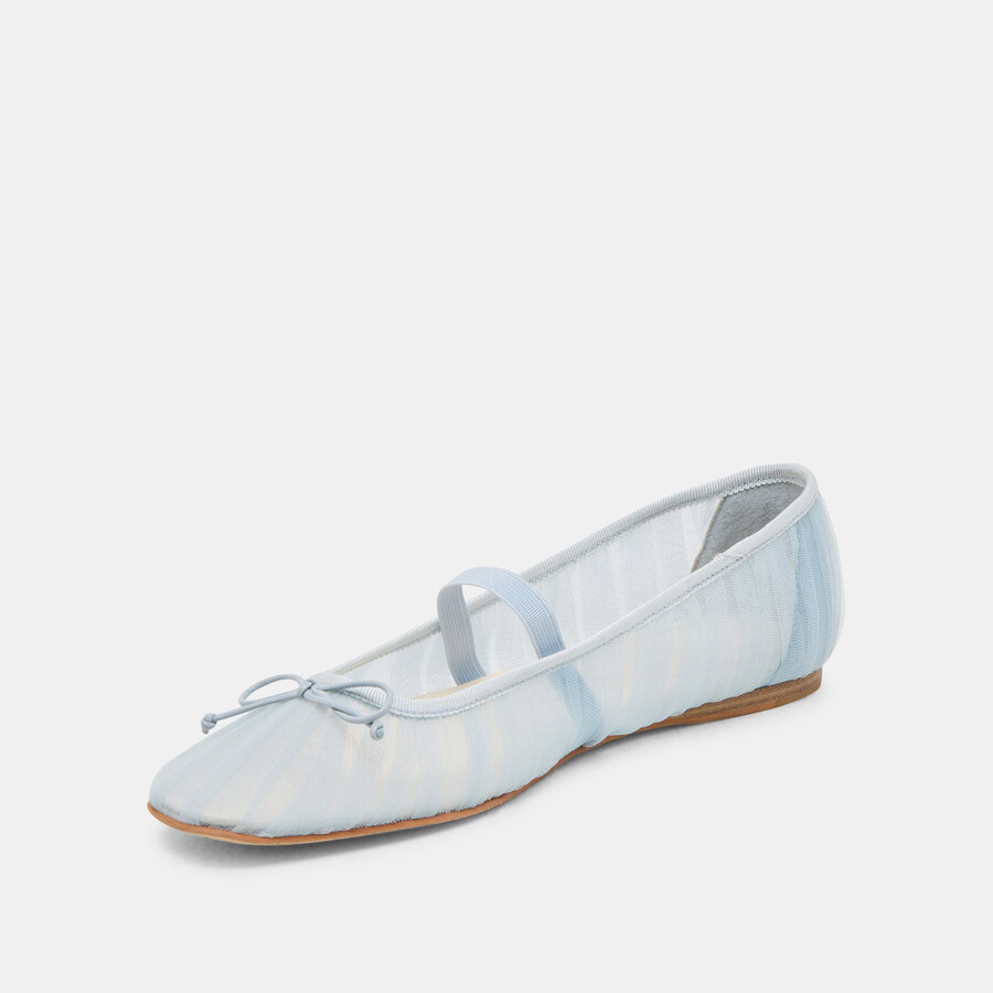 ballerine raeven in tulle azzurro