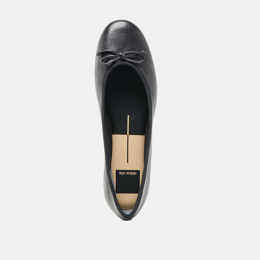 ballerine ritla in pelle nera