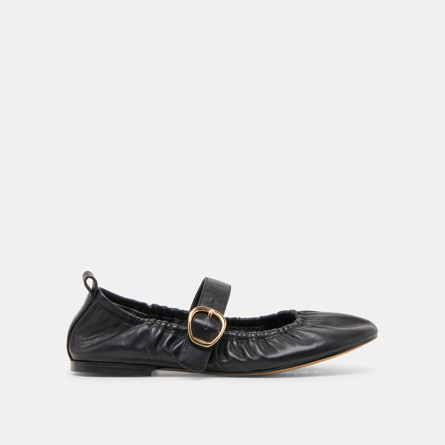 ballerine caely in pelle nera