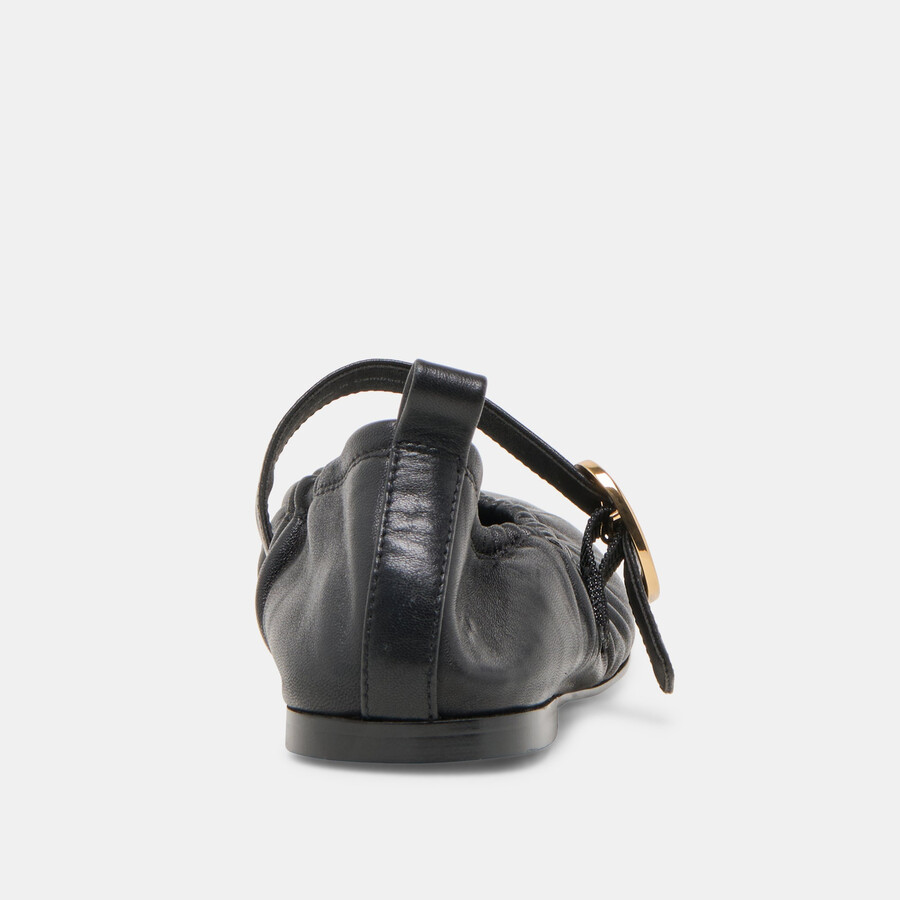 ballerine caely in pelle nera
