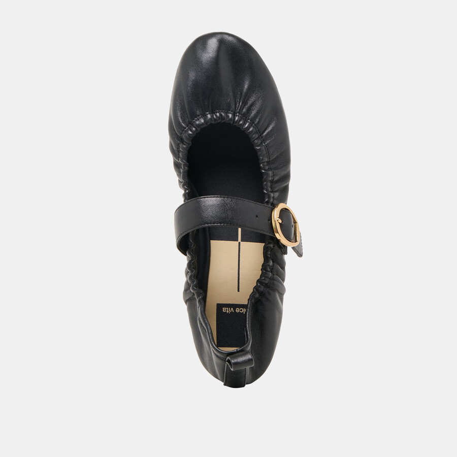 ballerine caely in pelle nera