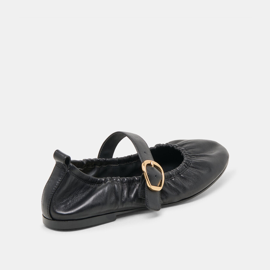 ballerine caely in pelle nera