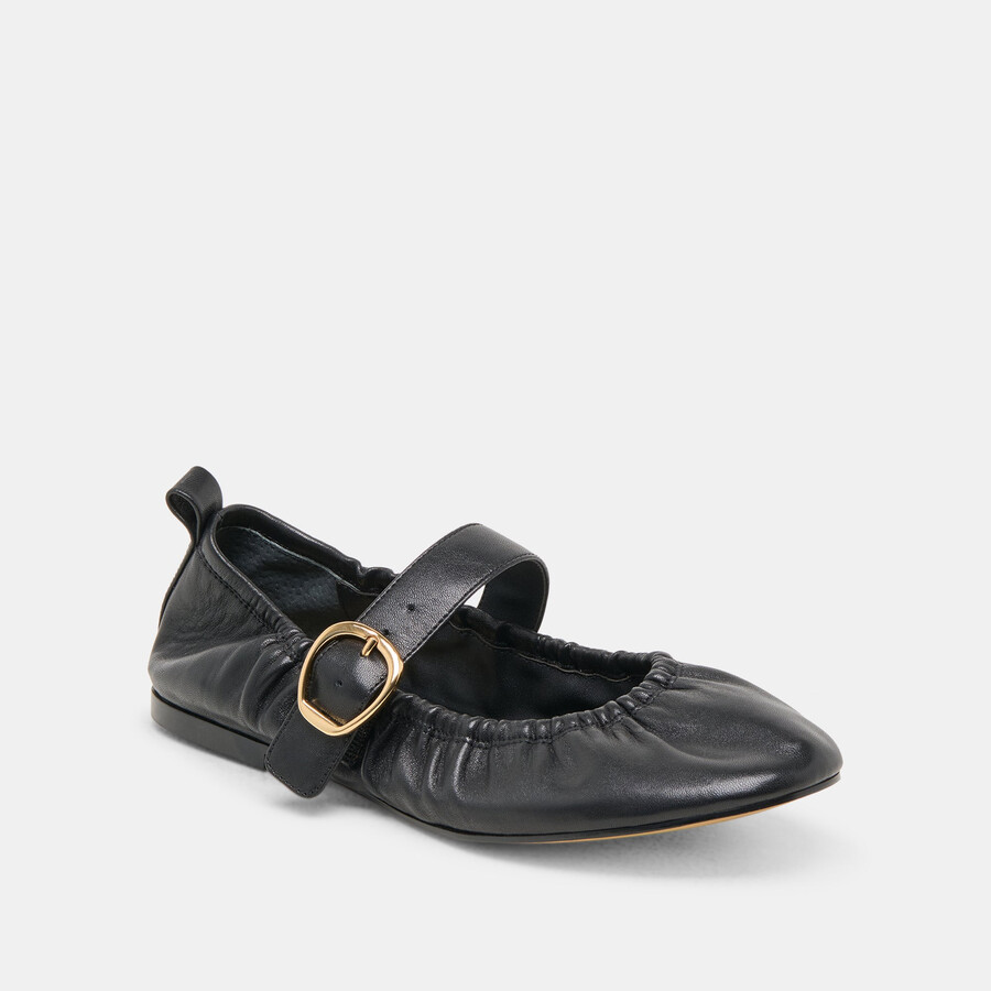 ballerine caely in pelle nera