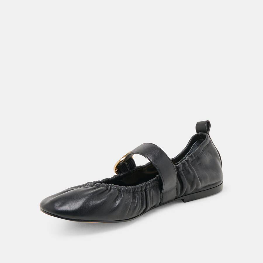 ballerine caely in pelle nera