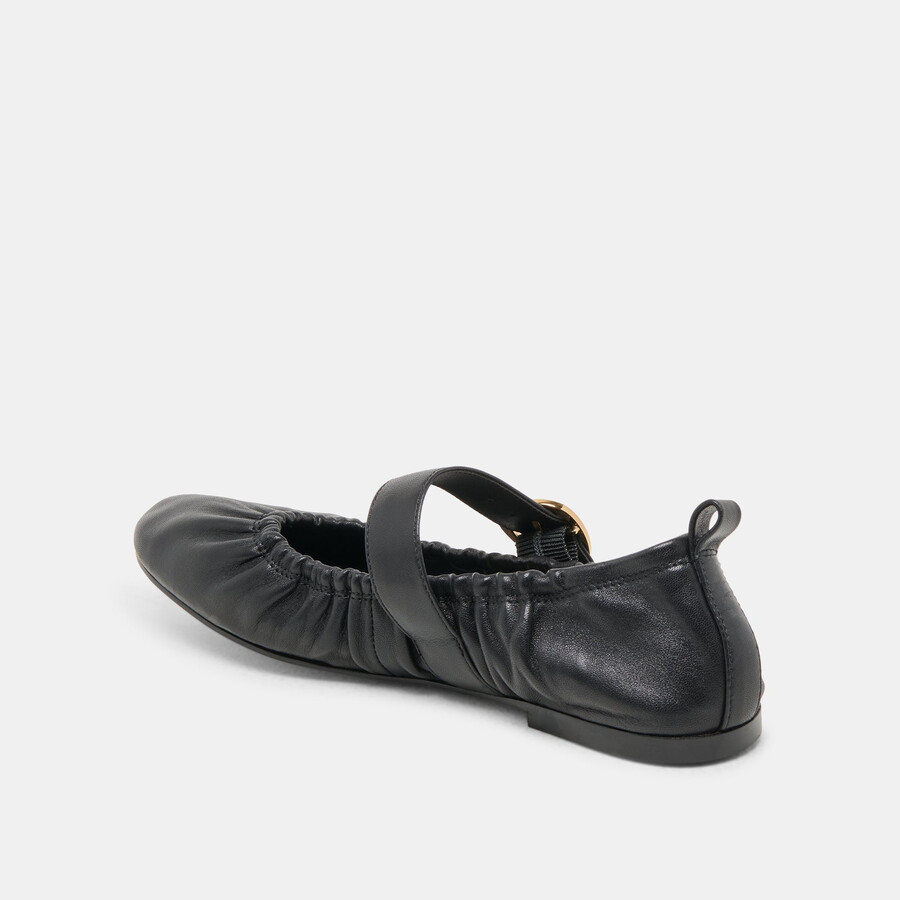 ballerine caely in pelle nera