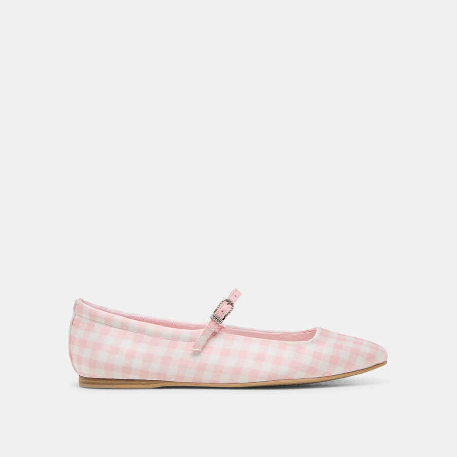ballerine da golf reyes x byrdie a quadri rosa a quadretti