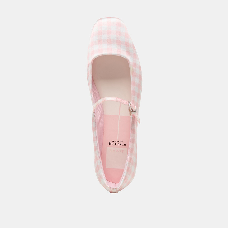 ballerine da golf reyes x byrdie a quadri rosa a quadretti