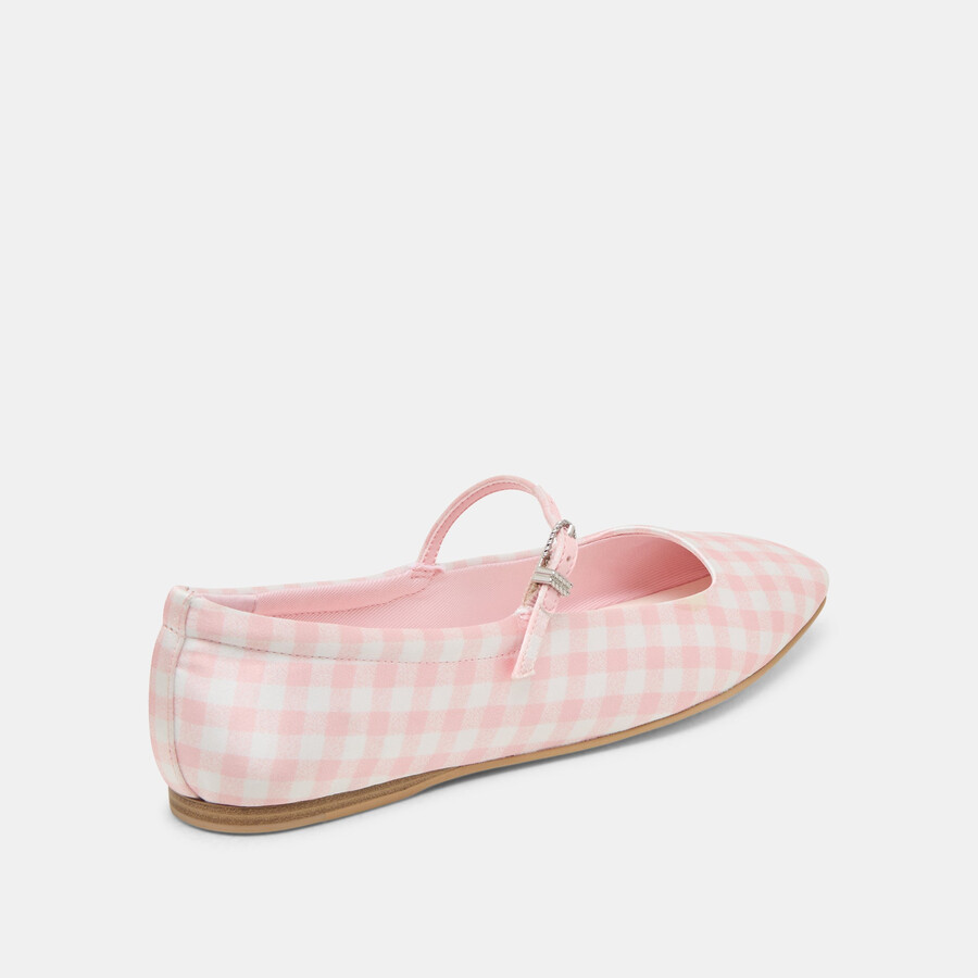 ballerine da golf reyes x byrdie a quadri rosa a quadretti