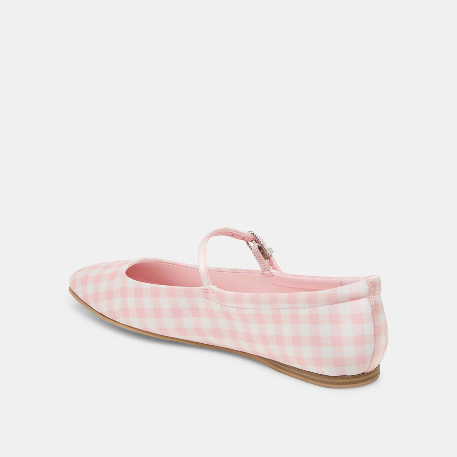 ballerine da golf reyes x byrdie a quadri rosa a quadretti