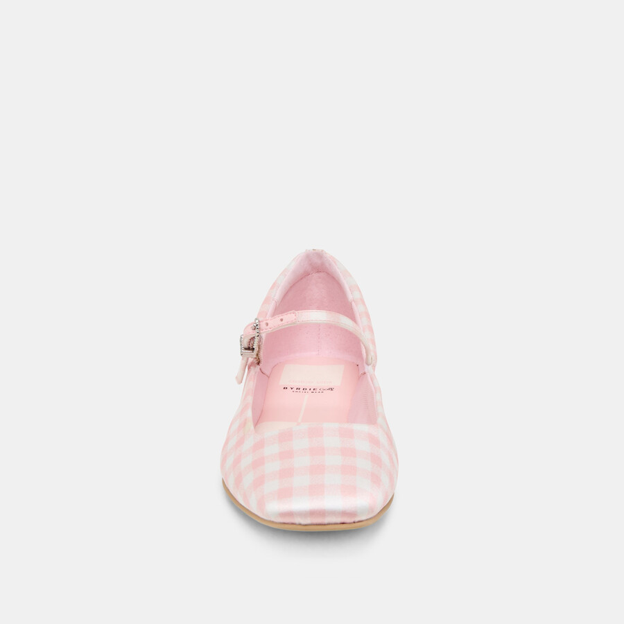 ballerine larghe da golf reyes x byrdie a quadri rosa a quadretti