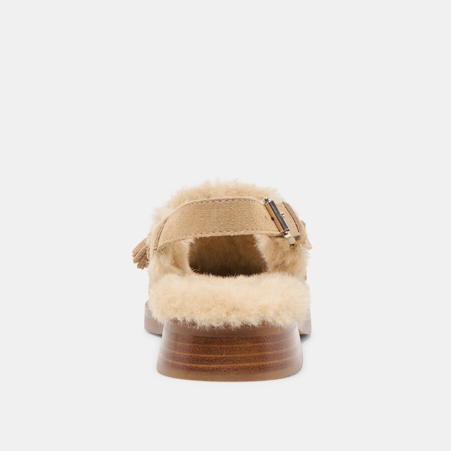 mocassini hamlit in peluche scamosciato color talpa scuro