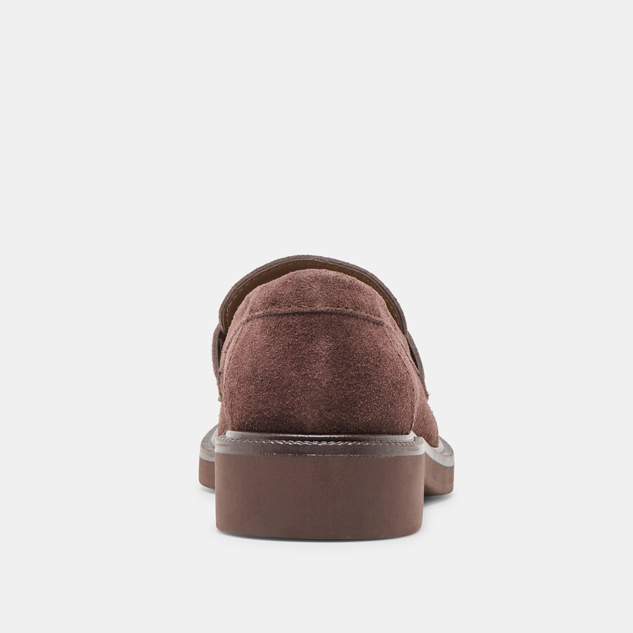 mocassini tiggy in camoscio mogano