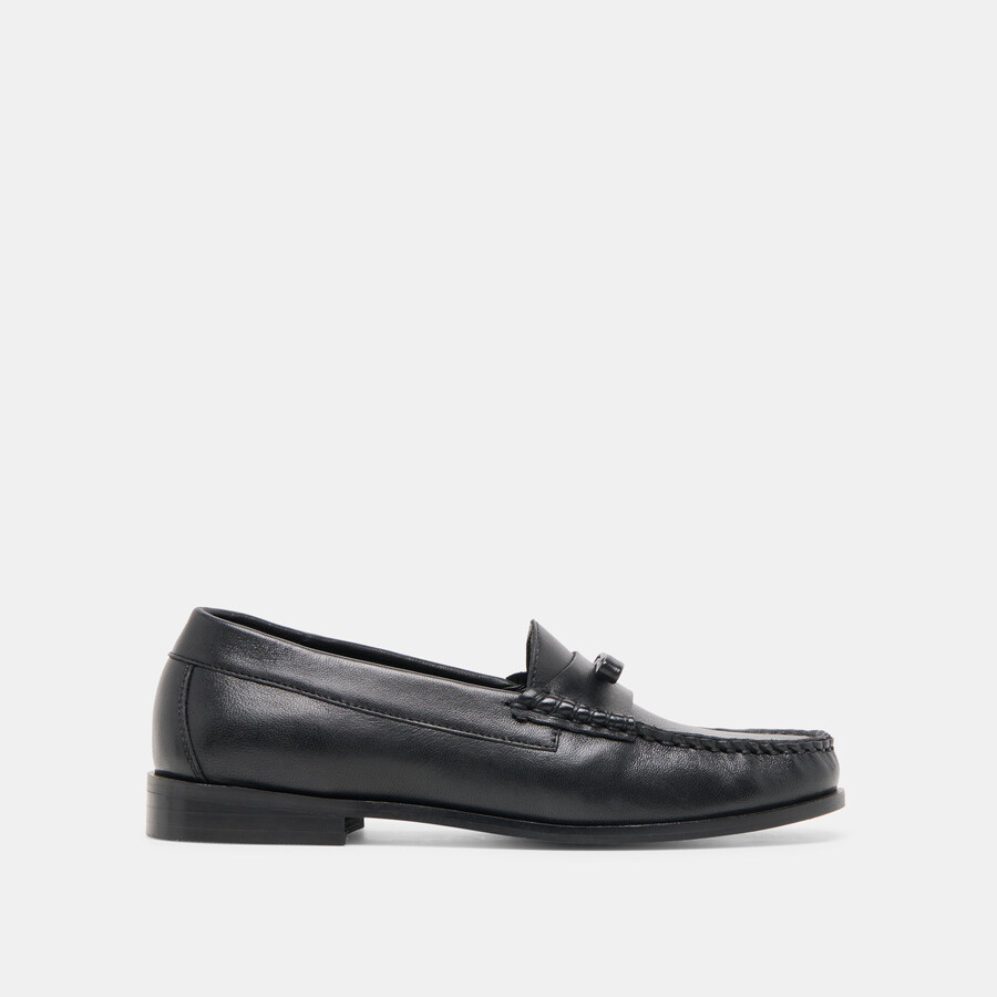 mocassini barney in pelle nera