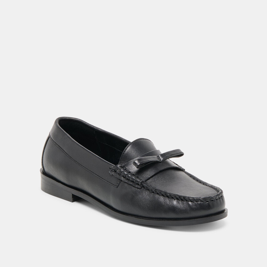 mocassini barney in pelle nera