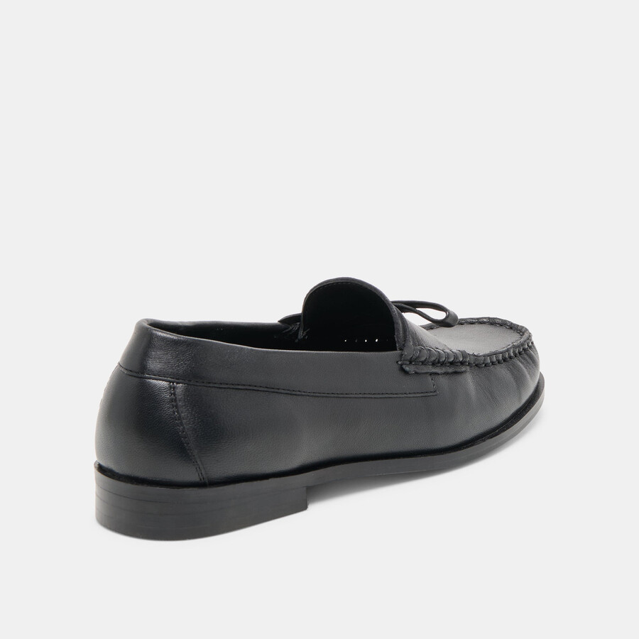 mocassini barney in pelle nera