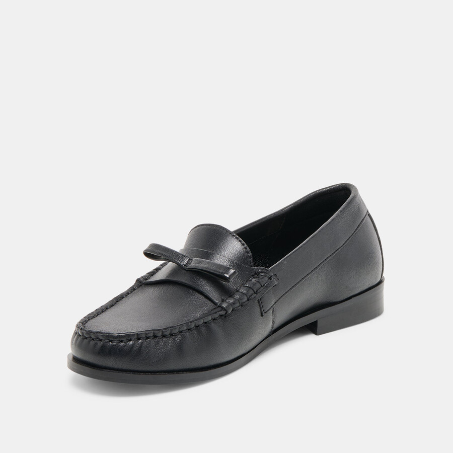 mocassini barney in pelle nera