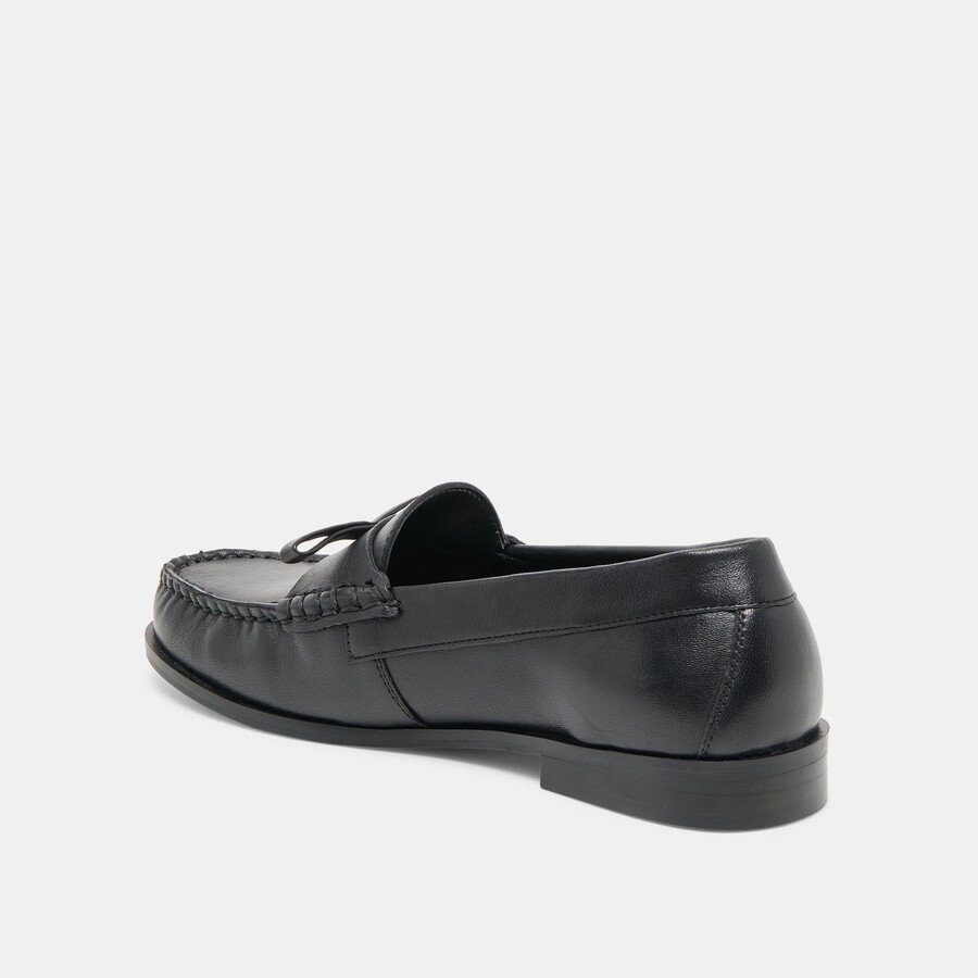 mocassini barney in pelle nera