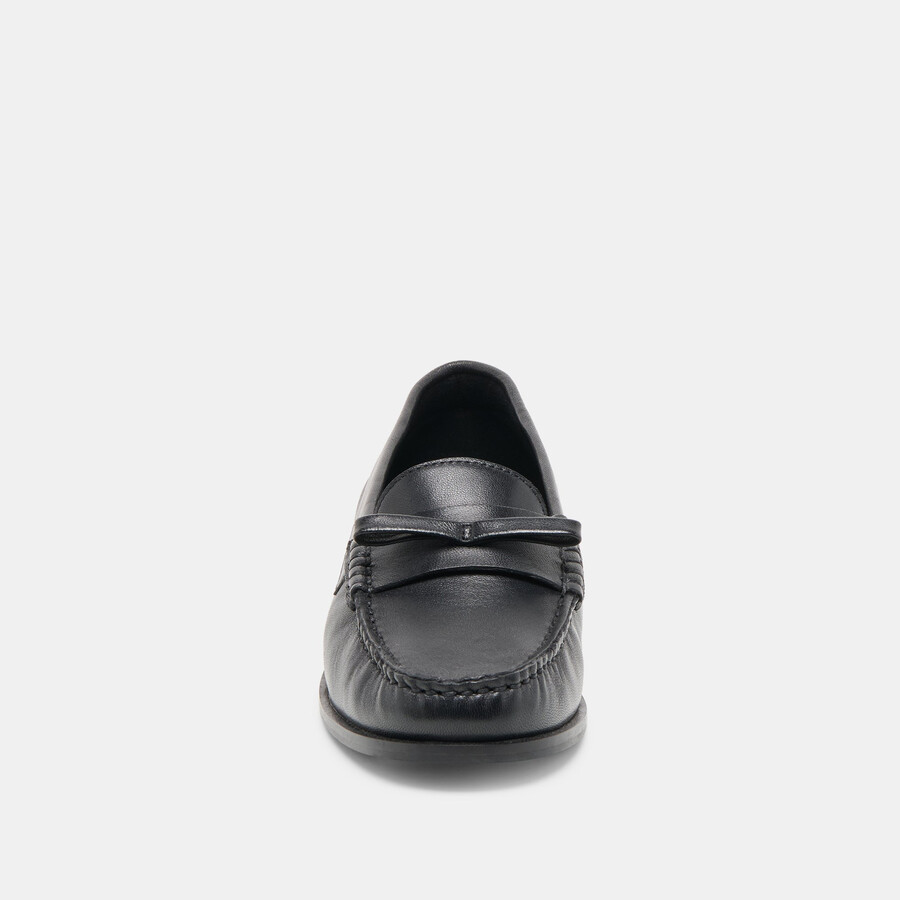 mocassini barney in pelle nera