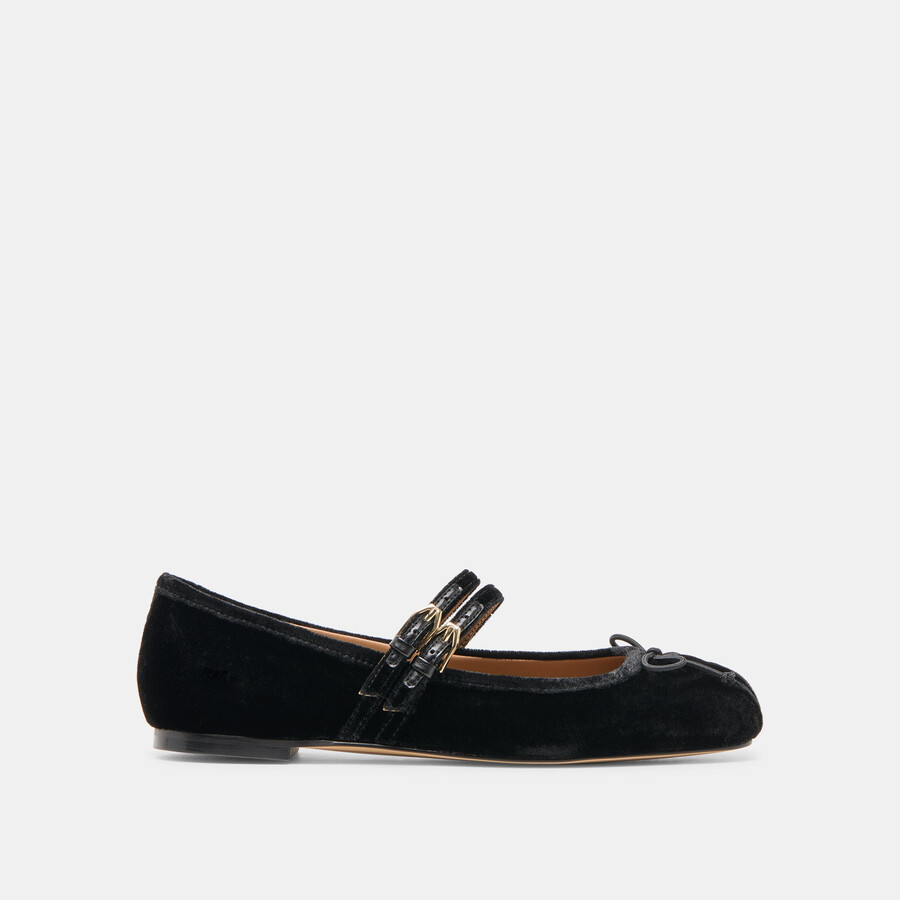 ballerine gibsen nero velvet