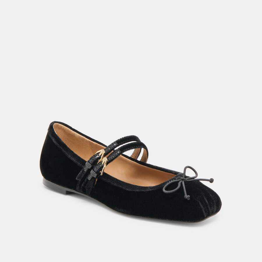 ballerine gibsen nero velvet
