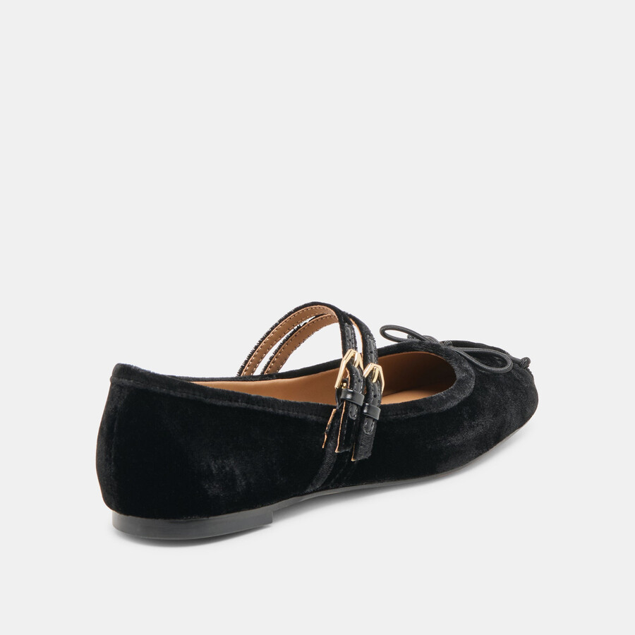 ballerine gibsen nero velvet