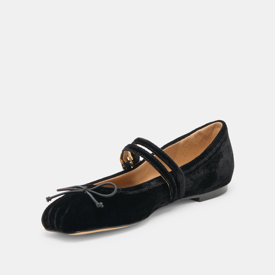 ballerine gibsen nero velvet
