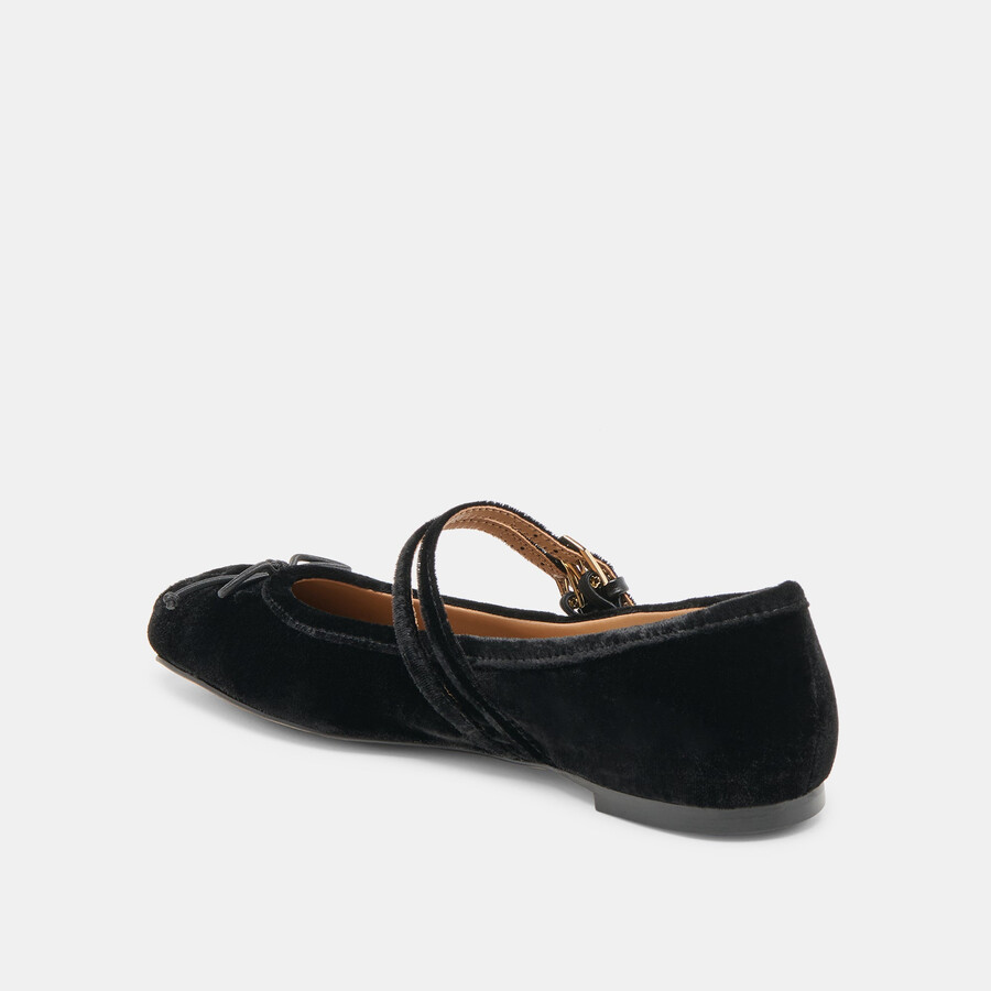ballerine gibsen nero velvet