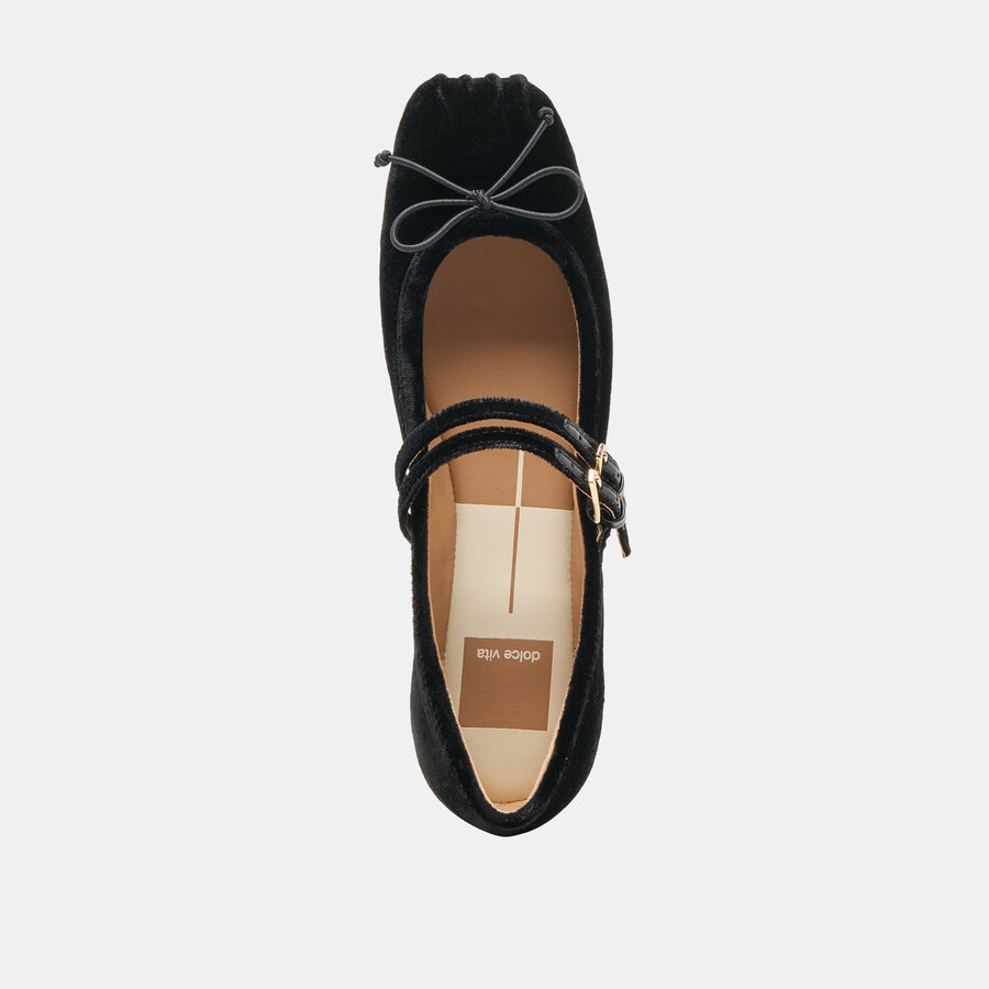 ballerine gibsen nero velvet