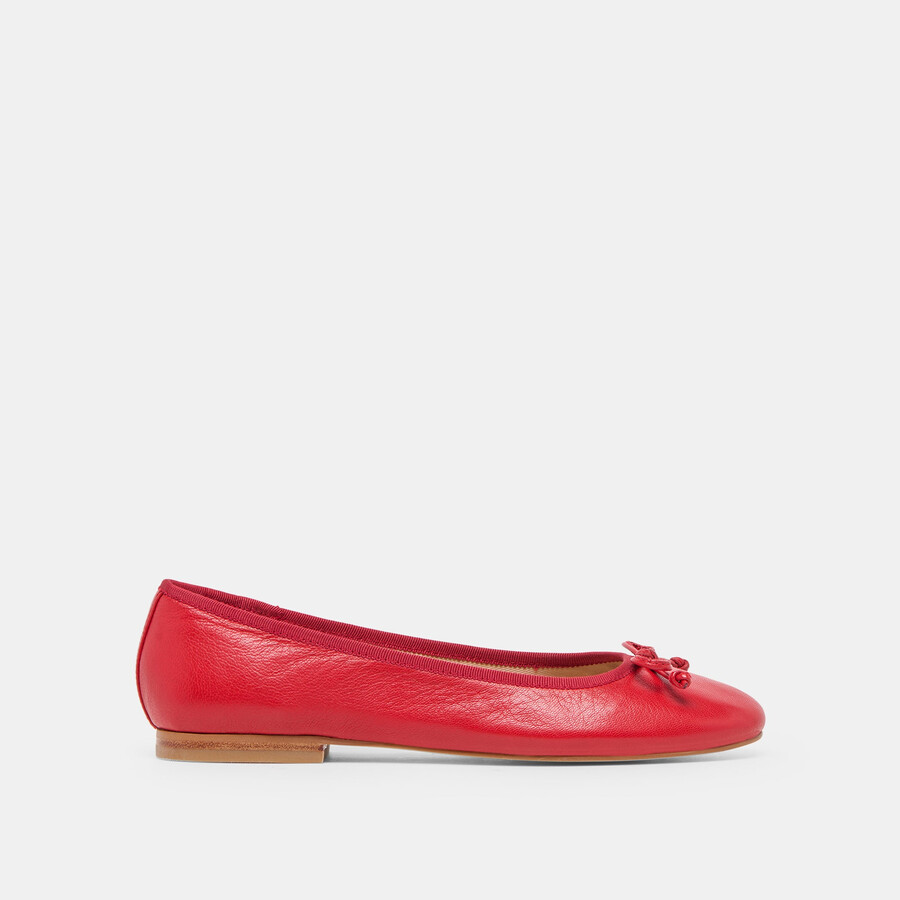 ballerine ritla in pelle ciliegia